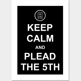 Keep Calm and Plead the 5th Posters and Art